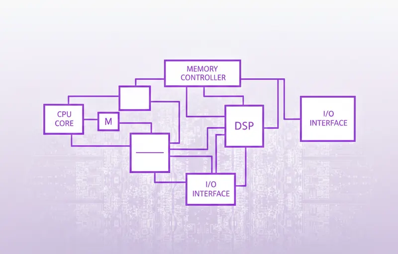 ASIC chip floorplan