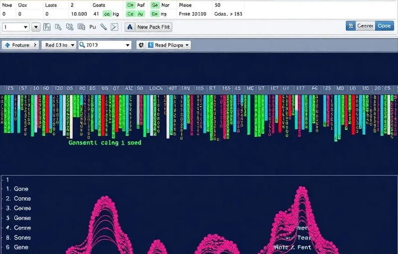Genome browser interface