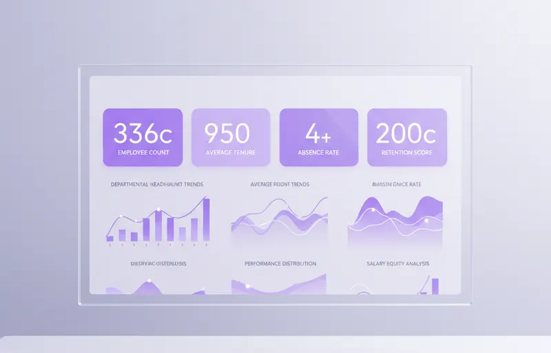 HR analytics dashboard