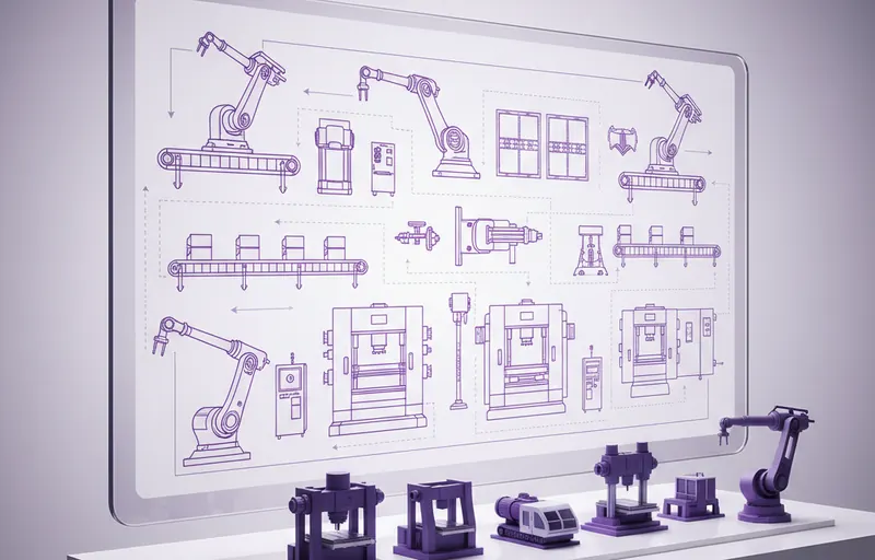 Industrial plant layout